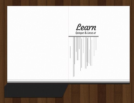learn - pocket folder templates