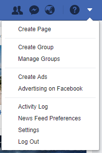 create a facebook business page with a personal account