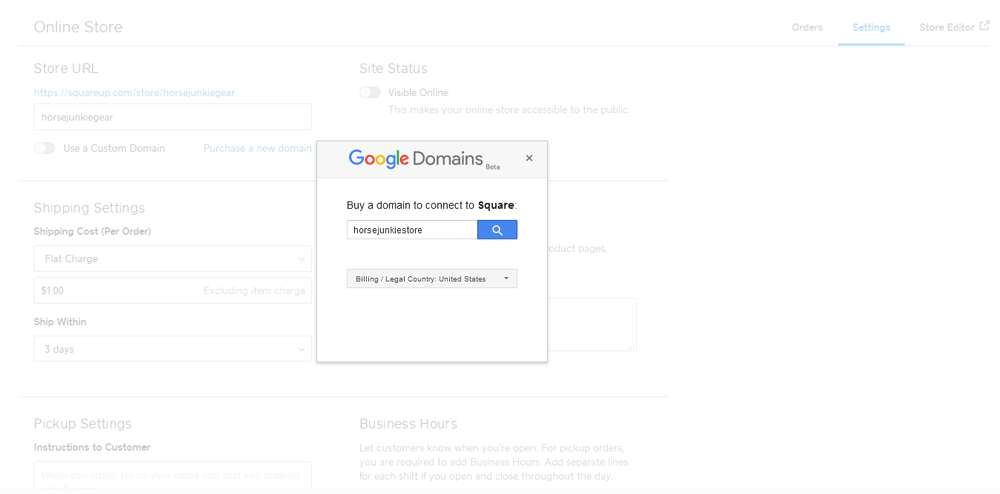 How to Set Up a Free Square Online Store - Buy domain