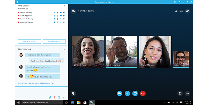 Best Messaging App for Added Value: Skype for Business