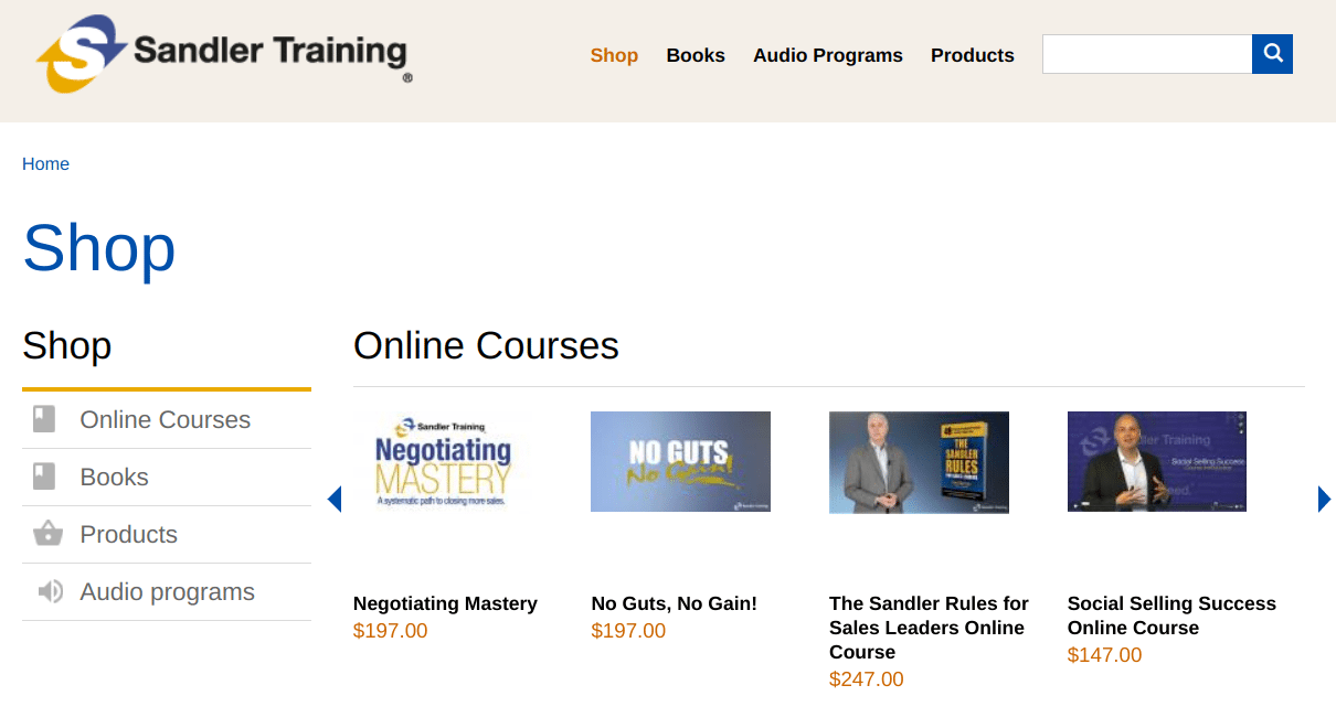 Sandler Training-Sales and Leadership Training Employee Development Best for Small Business