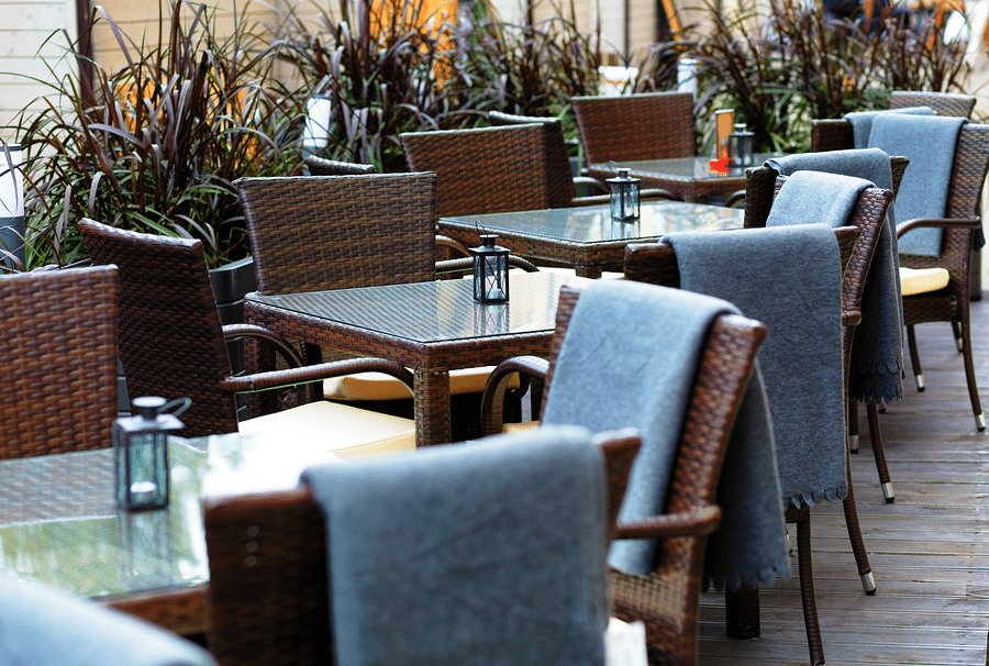 Restaurant Floor Plan -- outdoor spaces