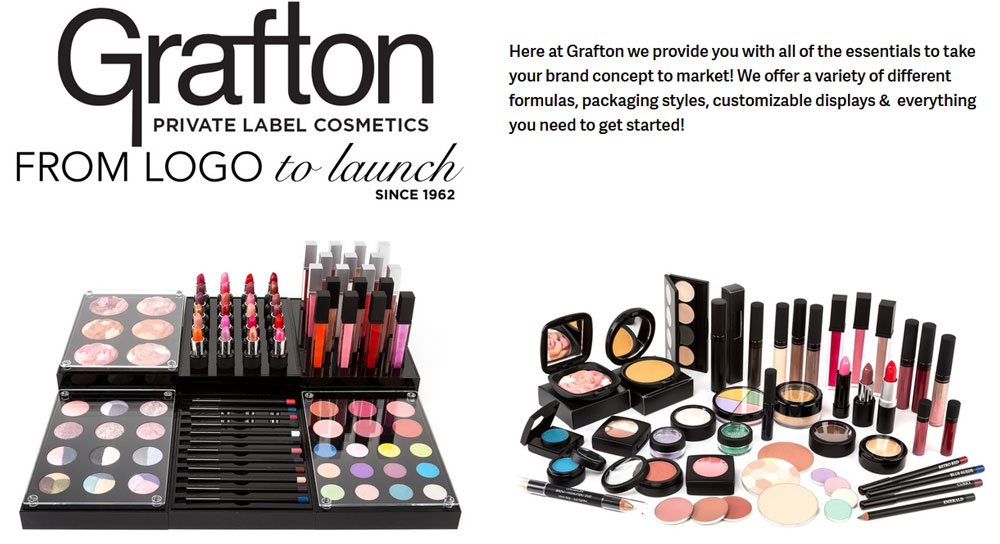 Private label cosmetics - many suppliers available